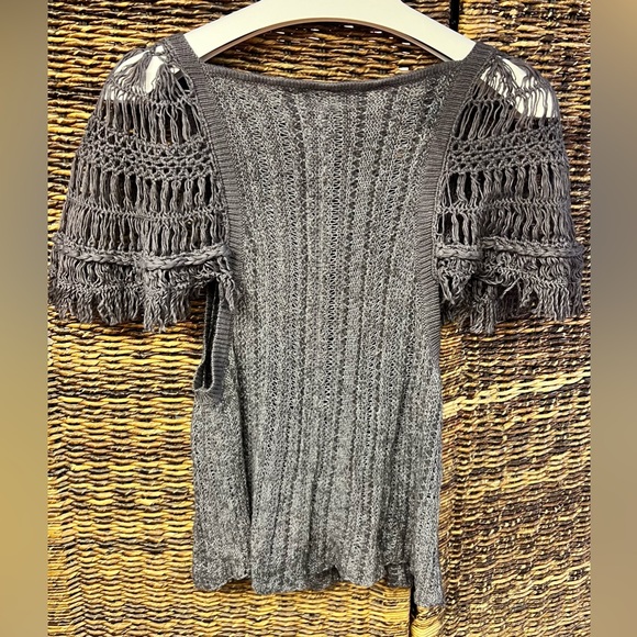 Free People- Purple Knit Top, Size: Small, Pre-Owned - Picture 5 of 5